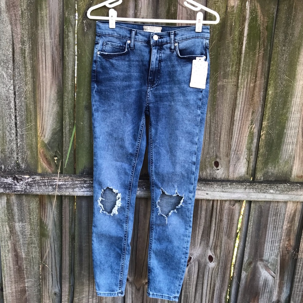 Free People | Busted Knee Jeans Size 27R NWT